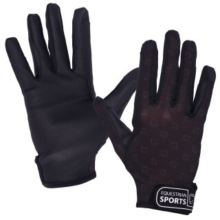 QHP Reithandschuh Solar mesh schwarz
