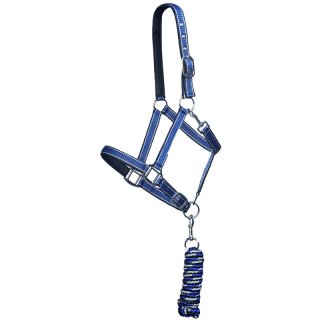 Euroriding Halfter Set heaven royalblau