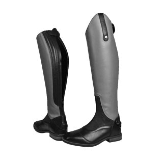 QHP Reitstiefel Shiva schwarz/grau