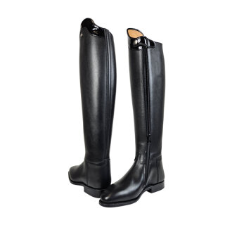 Königs Reitstiefel Halstenbek mit Lackrand schwarz