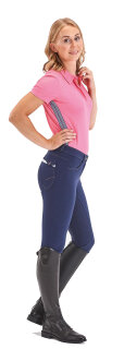 BUSSE Reithose Lerida mit Full Grip navy