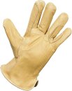 Busse Reithandschuhe Leder naturgelb S