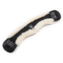 Christ Mondsattelgurt Lammfell schwarz 50 cm