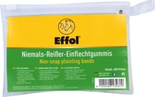 Effol Niemals-Reißer Einflechtgummis schwarz