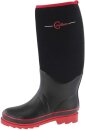 Kerbl Neopren Winterstiefel schwarz/rot