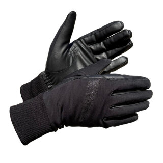 Euroriding Reithandschuh Bergen Winter schwarz