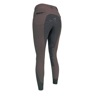 euro-star Damenreithose Marith mit Silikonbesatz schoko