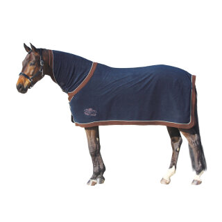 Euroriding Abschwitzdecke High Neck Cooler blau/braun